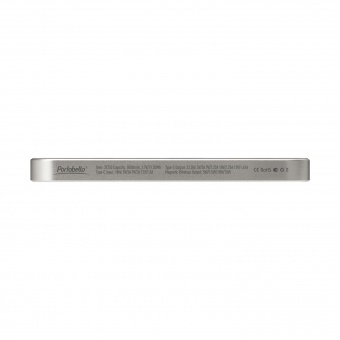 Внешний аккумулятор Artex PD 5000mAh с функцией беспроводной зарядки 15W, титановый фото 