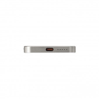 Внешний аккумулятор Artex PD 5000mAh с функцией беспроводной зарядки 15W, титановый фото 