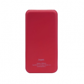 Внешний аккумулятор, Grand PB, 10000 mAh, красный, подарочная упаковка с блистером фото 