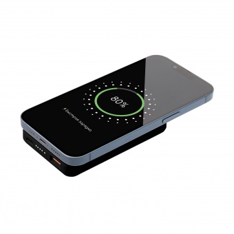 Внешний аккумулятор Largo PD 5000mAh с функцией беспроводной зарядки 15W, черный фото 