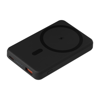 Внешний аккумулятор Largo PD 5000mAh с функцией беспроводной зарядки 15W, черный фото  Внешний аккумулятор Largo PD 5000mAh с функцией беспроводной зарядки 15W, черный фото