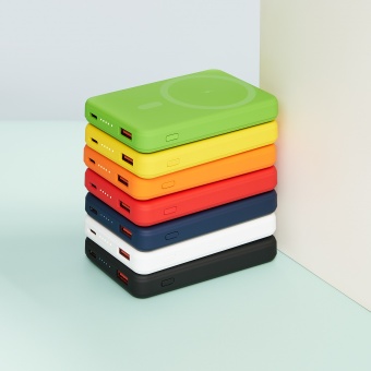 Внешний аккумулятор Largo PD 5000mAh с функцией беспроводной зарядки 15W, черный фото 