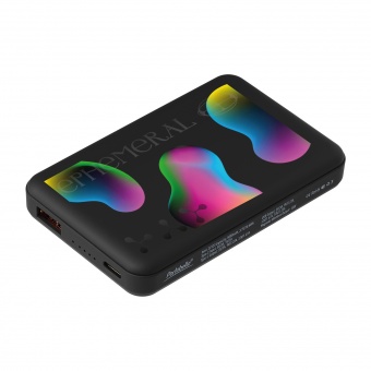 Внешний аккумулятор Largo PD 5000mAh с функцией беспроводной зарядки 15W, черный фото  Внешний аккумулятор Largo PD 5000mAh с функцией беспроводной зарядки 15W, черный фото