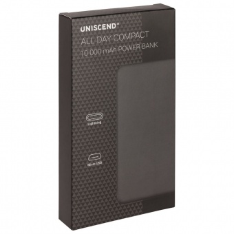 Внешний аккумулятор Uniscend All Day Compact 10000 мАч, зеленый фото 