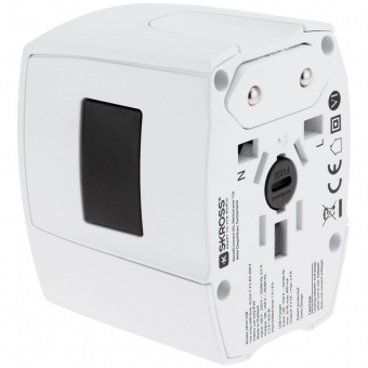 Зарядное устройство S-Kross MUV для путешествий, белое фото 