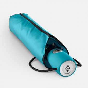 Зонт складной AOC, бирюзовый фото 