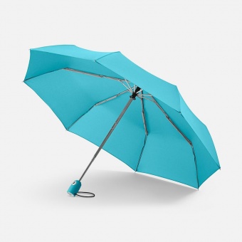 Зонт складной AOC, бирюзовый фото 