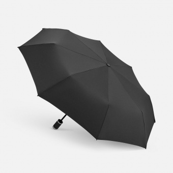 Зонт складной AOC Mini с цветными спицами, белый фото 