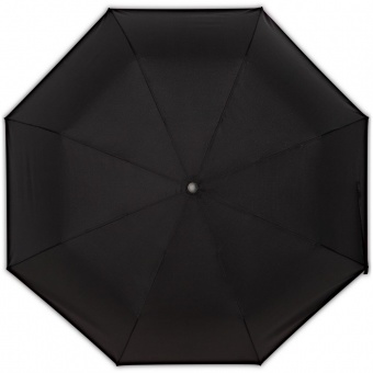 Зонт складной Cloudburst, черный фото 