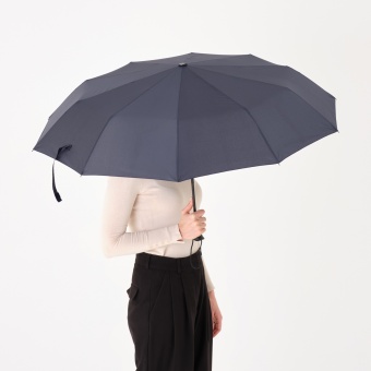 Зонт складной Levante, синий фото 