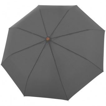 Зонт складной Nature Mini, серый фото 