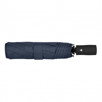 Зонт складной Portobello Nord, синий, ручка пластик, soft touch фото 