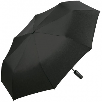 Зонт складной Profile, черный фото 