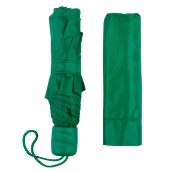 Зонт складной Unit Basic, зеленый фото 