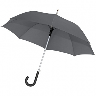 Зонт-трость Alu AC, серый фото 