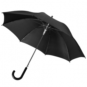 Зонт-трость Unit Promo, черный фото 