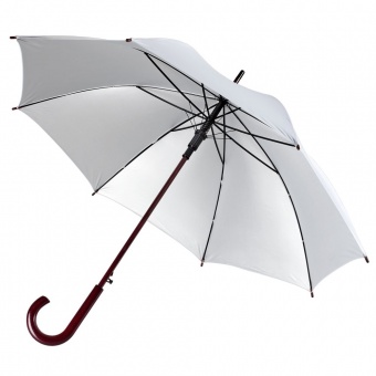 Зонт-трость Unit Standard, серебристый фото 