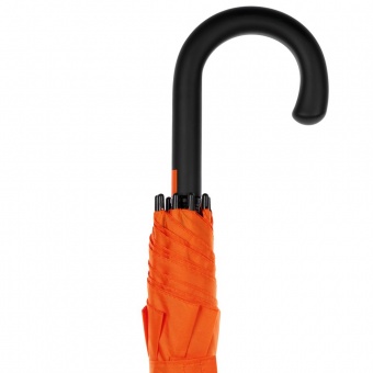 Зонт-трость Undercolor с цветными спицами, оранжевый фото 