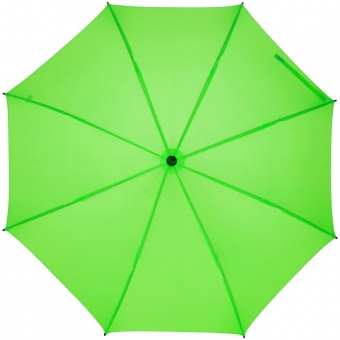 Зонт-трость Undercolor с цветными спицами, зеленое яблоко фото 