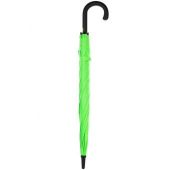 Зонт-трость Undercolor с цветными спицами, зеленое яблоко фото 