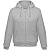 Толстовка мужская Hooded Full Zip серый меланж