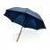 Автоматический зонт-трость с бамбуковой рукояткой Impact из RPET AWARE™, d103 см  фото 4