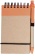Блокнот на кольцах Eco Note с ручкой, оранжевый фото 1