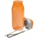 Бутылка для воды Aquarius, оранжевая фото 3