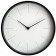 Часы настенные Lacky, белые с черным фото 9