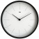 Часы настенные Lacky, белые с черным фото 6