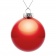 Елочный шар Finery Gloss, 10 см, глянцевый красный фото 1