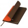 Ежедневник недатированный, Portobello Trend, Latte NEW, 145х210, 256 стр, оранжевый/коричневый (темный срез,светлый форзац) фото 1