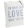 Холщовая сумка Do Love, молочно-белая фото 1