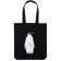 Холщовая сумка Like a Penguin, черная фото 2