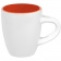 Кофейная кружка Pairy с ложкой, оранжевая с красной фото 4