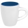 Кофейная кружка Pairy с ложкой, синяя с красной фото 4