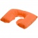 Надувная подушка под шею в чехле Sleep, оранжевая фото 1