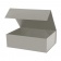 Подарочная коробка-трансформер средняя, серая фото 20