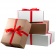 Подарочная лента для большой универсальной подарочной коробки, красная фото 4
