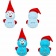 Подушка декоративная FrostyLove на заказ, снеговик фото 1