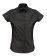 Рубашка женская с коротким рукавом Excess, черная фото 1