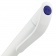 Ручка шариковая Grip, белая (молочная) с синим фото 6