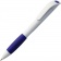 Ручка шариковая Grip, белая (молочная) с синим фото 1