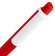 Ручка шариковая Pigra P02 Mat, красная с белым фото 5