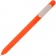 Ручка шариковая Swiper Soft Touch, неоново-оранжевая с белым фото 6