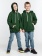 Толстовка с капюшоном детская Kirenga Kids, темно-зеленая фото 7