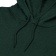 Толстовка с капюшоном унисекс Hoodie, темно-зеленый меланж фото 9